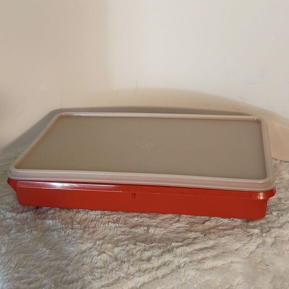 Vtg. Tupperware Rectangle Meat Storage Container - Picture 1 of 6